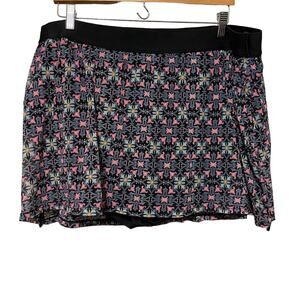 Cacique Patterned Swim Skirt